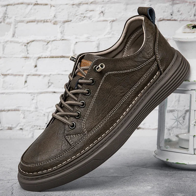 Chaussures de Sport Décontractées Confortables en Cuir Pour Hommes - Regale