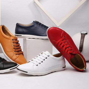 Chaussures en cuir décontractées : légères et confortables - Slimpe