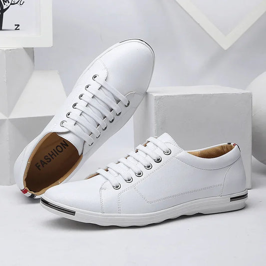 Chaussures en cuir décontractées : légères et confortables - Slimpe